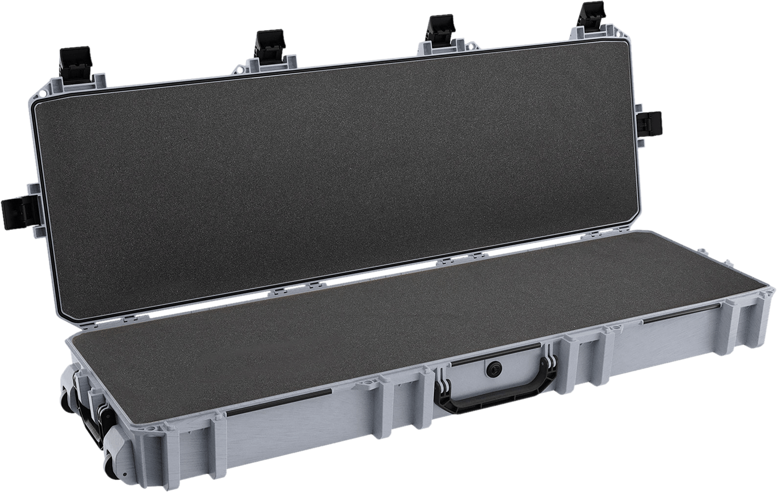 Pelican VCV8000000GRY Vault Double Rifle Case 53" Gray Polyethylene Foam Weather Resistant