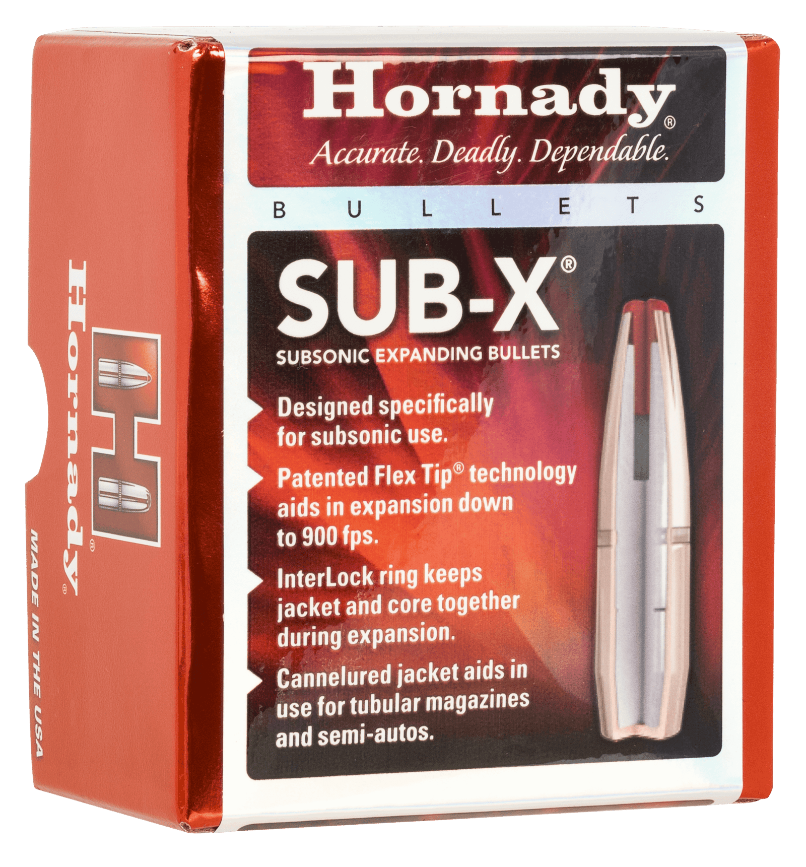 Hornady 3148 Sub-X  7.62x39mm 255 gr 100 Per Box/ 15 Case