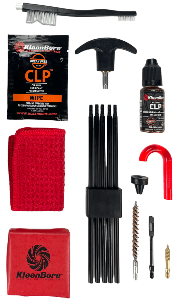 KleenBore K204 Rifle Classic Cleaning Kit .25/ .243/ 6.5mm Cal