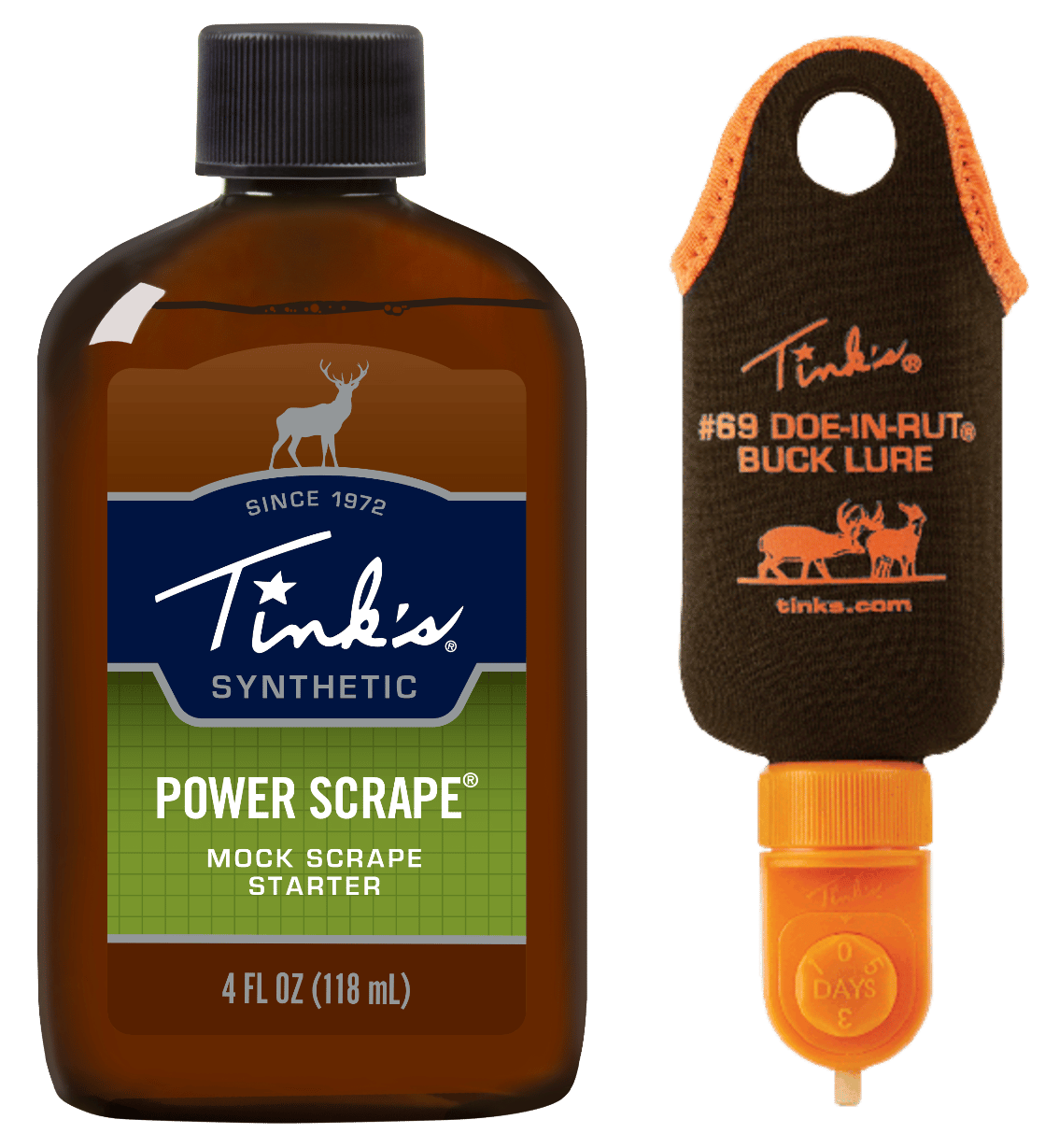 Tinks W5105 Dial-A-Dripper Power Scrape Combo Deer Attractant Mock Scrape Starter Scent 4 oz Dripper