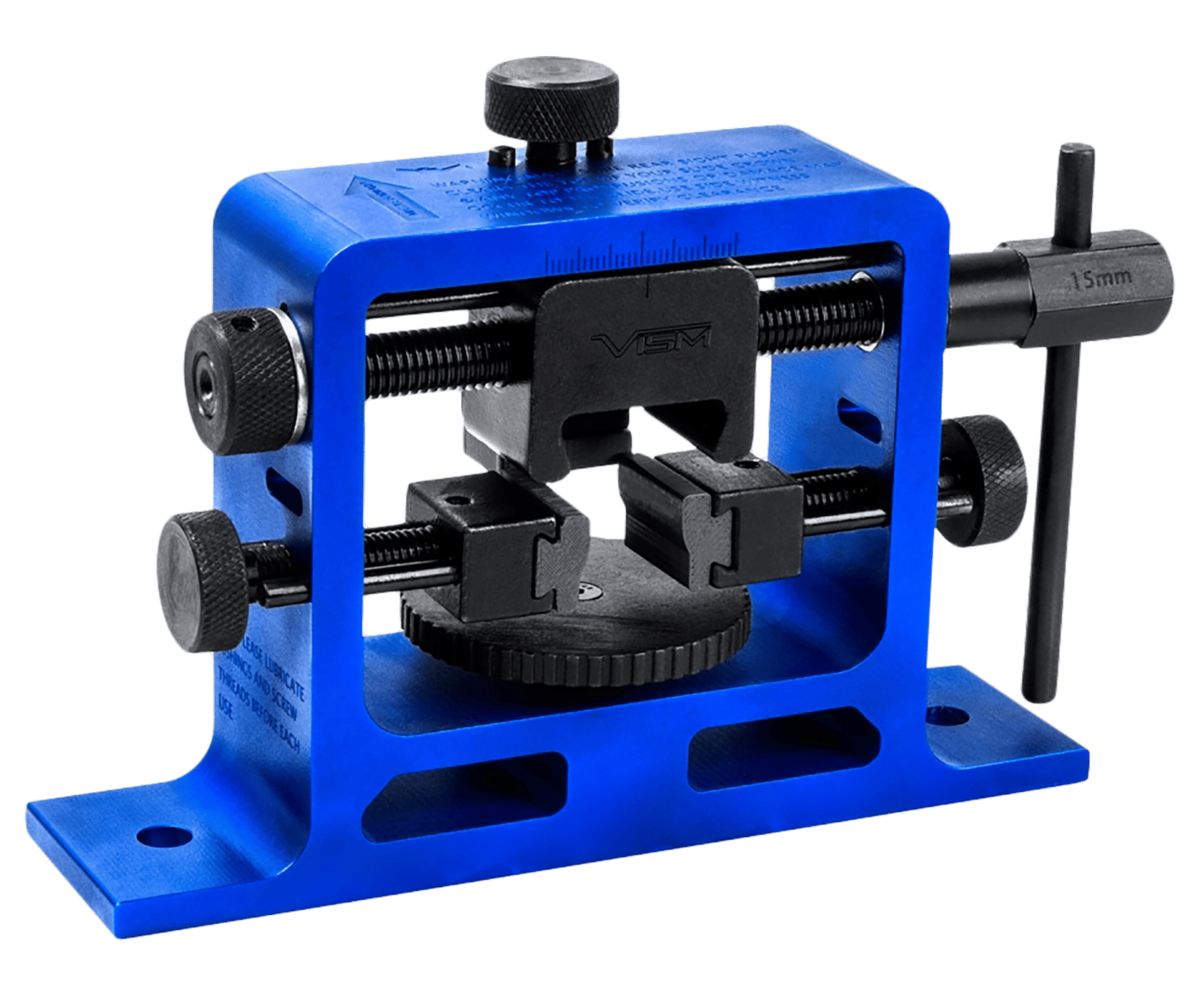 NcStar VTUPRS Universal Pistol Rear Sight Tool Tool Black/Blue Steel/Aluminum Universal Pistol Steel Handle