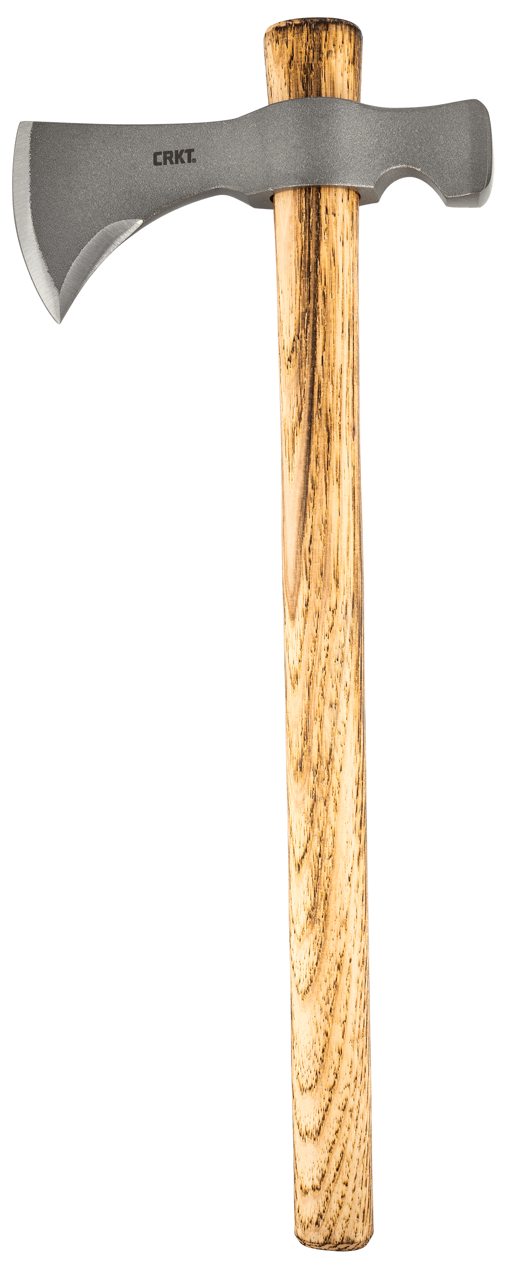 CRKT 2730 Woods Chogan T-Hawk 3.50" Blade 1055 Carbon Steel Blade Tennessee Hickory Handle 19" Long Tomahawk w/Hammer