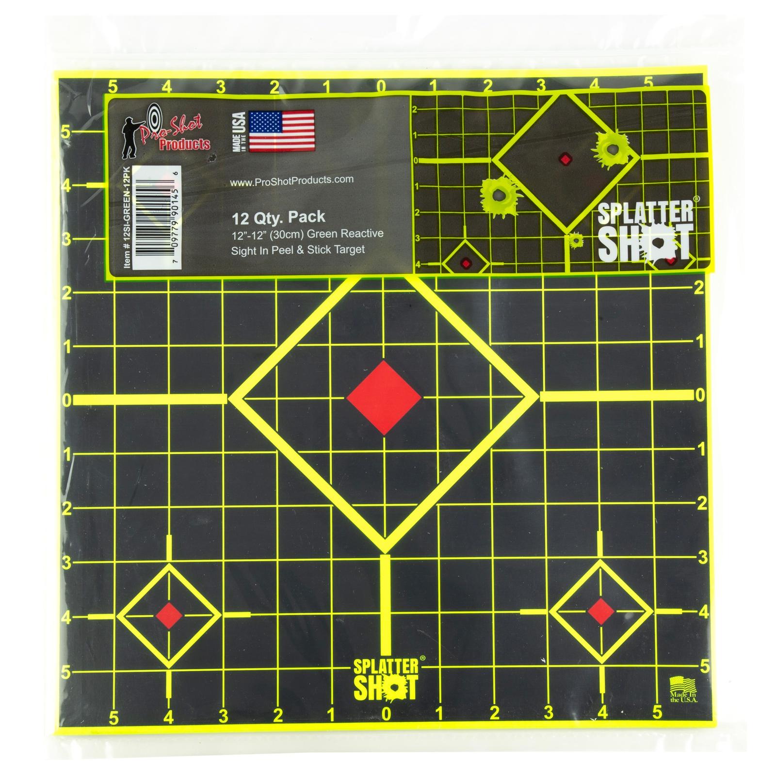 PROSHOT 12" GREEN SIGHT IN 12PK