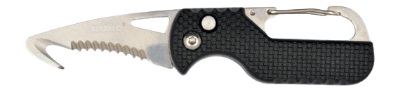 RUKO RUK0194BK-CS  RESCUE 1.75" BLK GFR FOLDING
