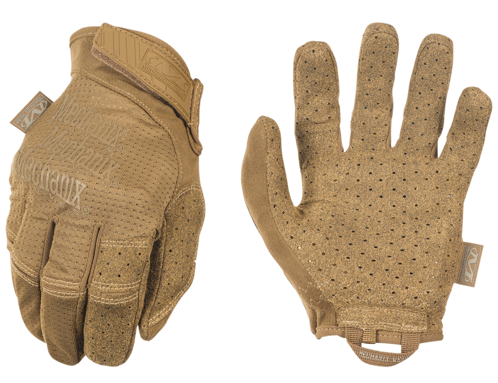 Mechanix Wear MSV72011 Specialty Vent  Coyote Synthetic Leather XL Velcro Closure