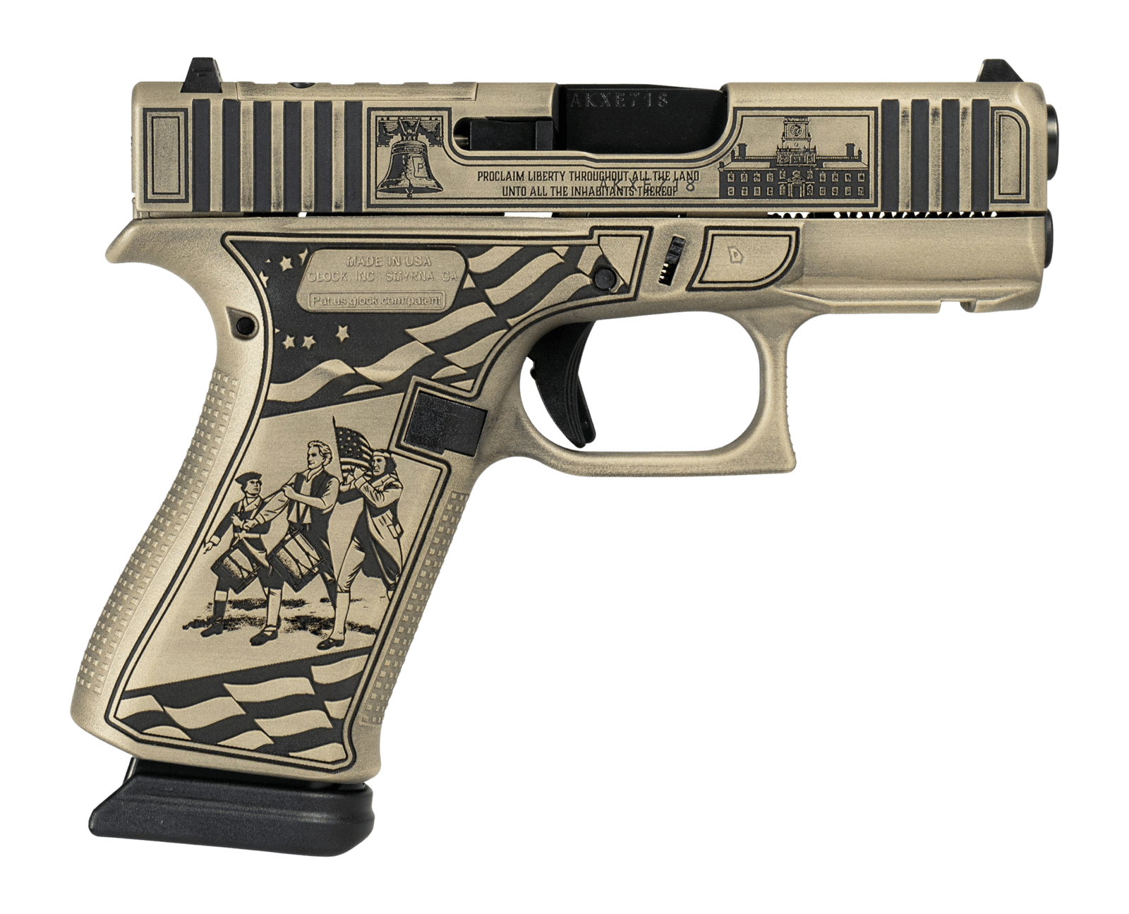 Glock UX4350204NR15ORSPT76 G43X 9mm Luger 15+1 3.41" Steel Serrated Slide Ambidextrous