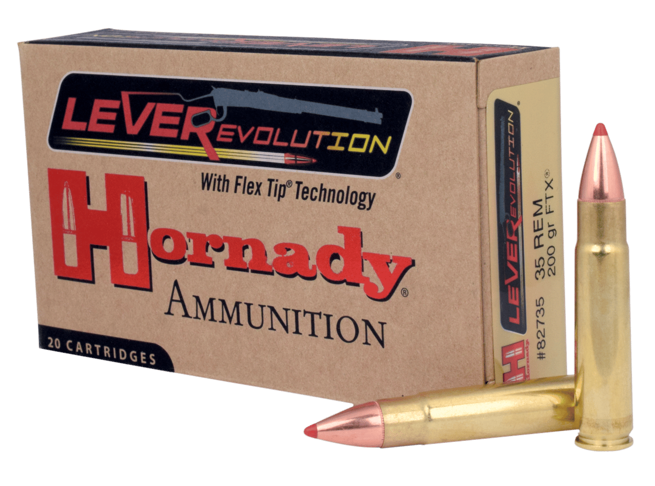 Hornady 82735 LEVERevolution  35Rem 200gr Flex Tip eXpanding 20 Per Box/10 Case