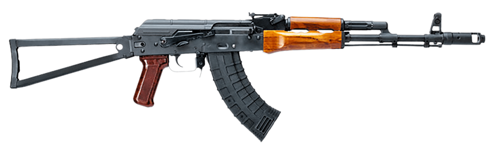 Riley Defense Inc RAK101SF RAK47  7.62x39mm 30+1 16.25" Black Nitride Threaded Barrel, Black Oxide Mil-Spec Receiver, Black Side Folding Metal Stock, Black Polymer Grip