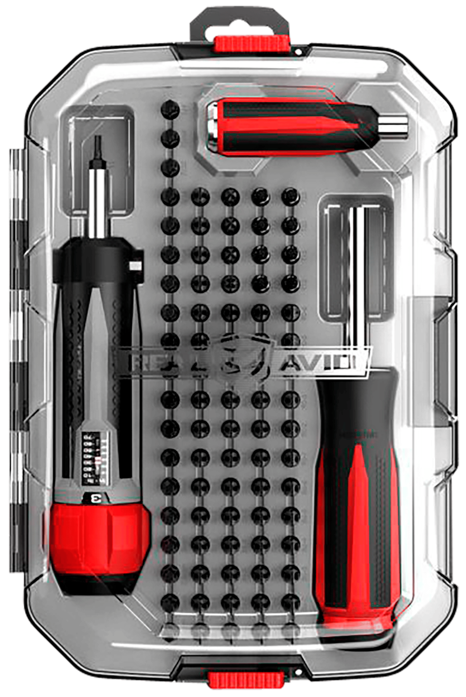 Real Avid AVSTDMS Smart-Torq & Driver Master Set Black Oxide Universal Firearm 83 Pieces
