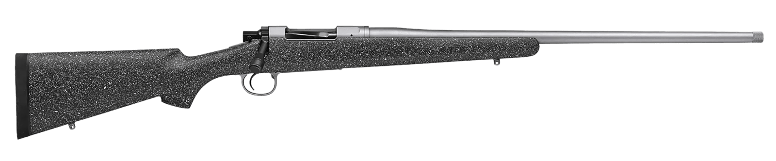 Nosler 40821 M21  300 Win Mag 3+1 24" Barrel, Stainless Steel Nitride Metal Finish, Gray Speckled Black All-Weather Epoxy Stock