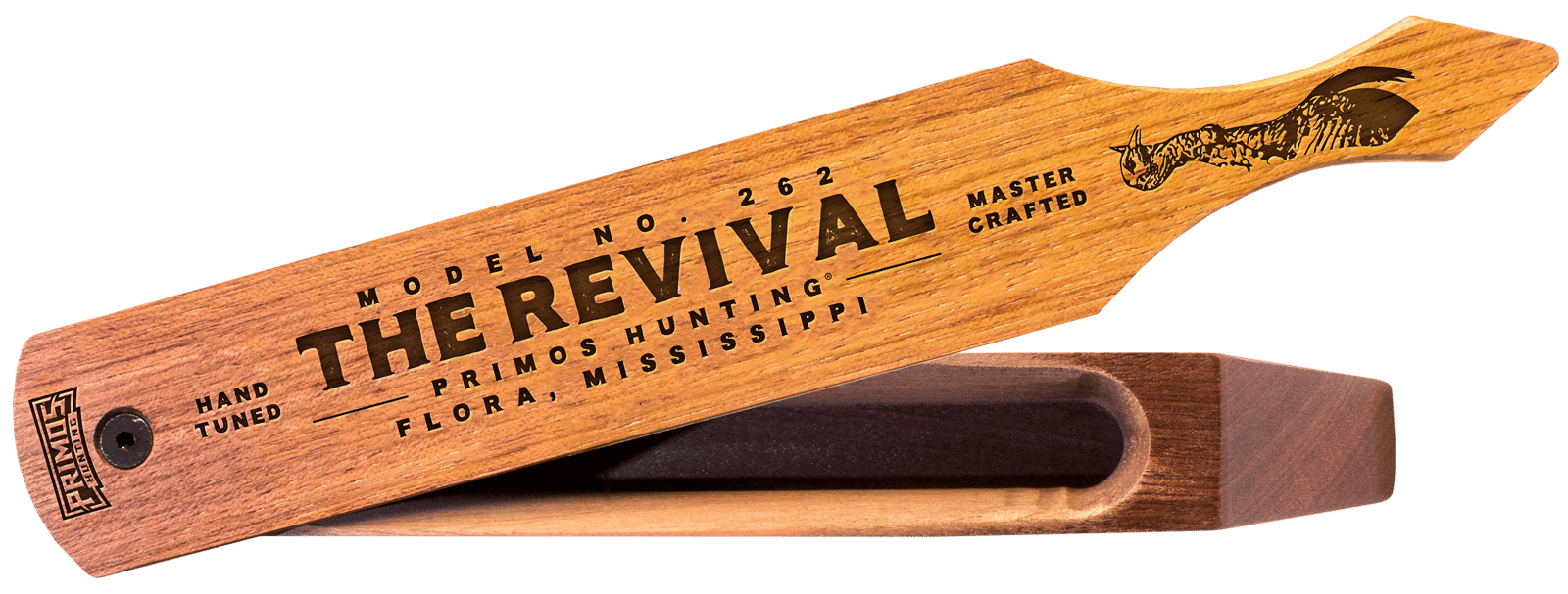 Primos PS262 Revival  Box Call Attracts Turkeys Brown Wood