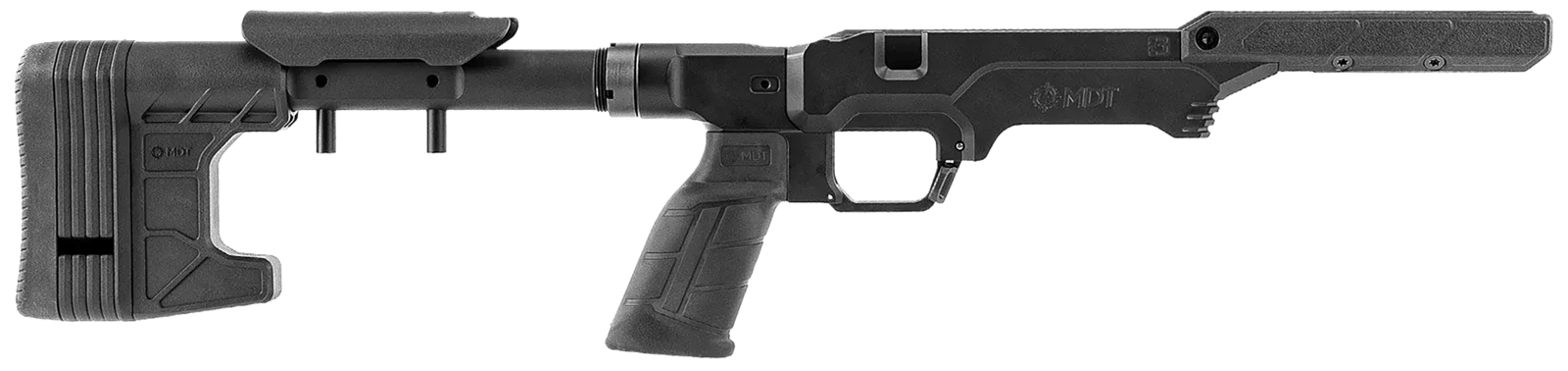 Mdt Sporting Goods Inc 114644BLK The Worker LSS Gen3 Black Fits Savage 110 Short Action