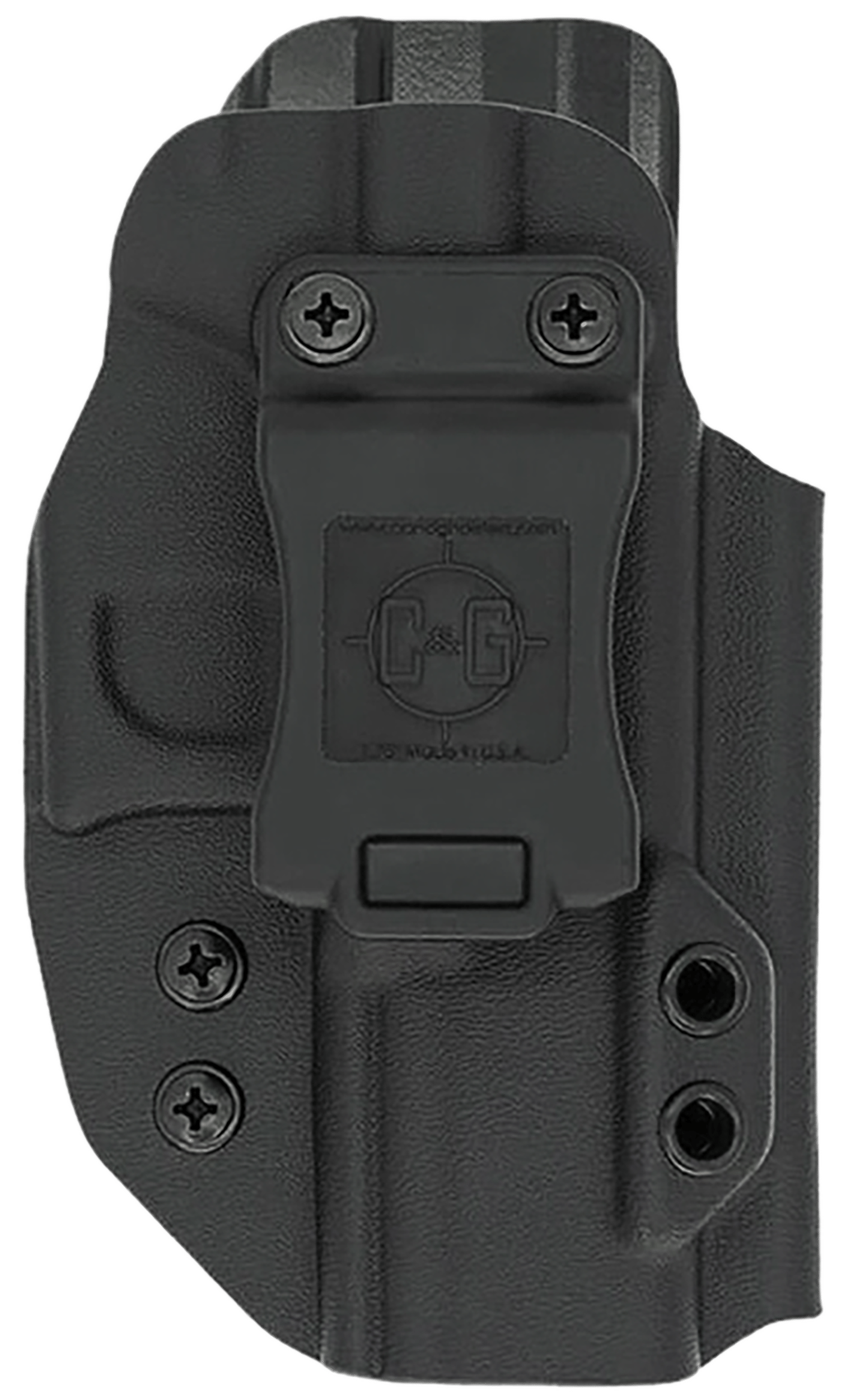C&G Holsters 0526100 Covert  IWB Black Kydex Belt Clip Fits S&W Shield 9/40