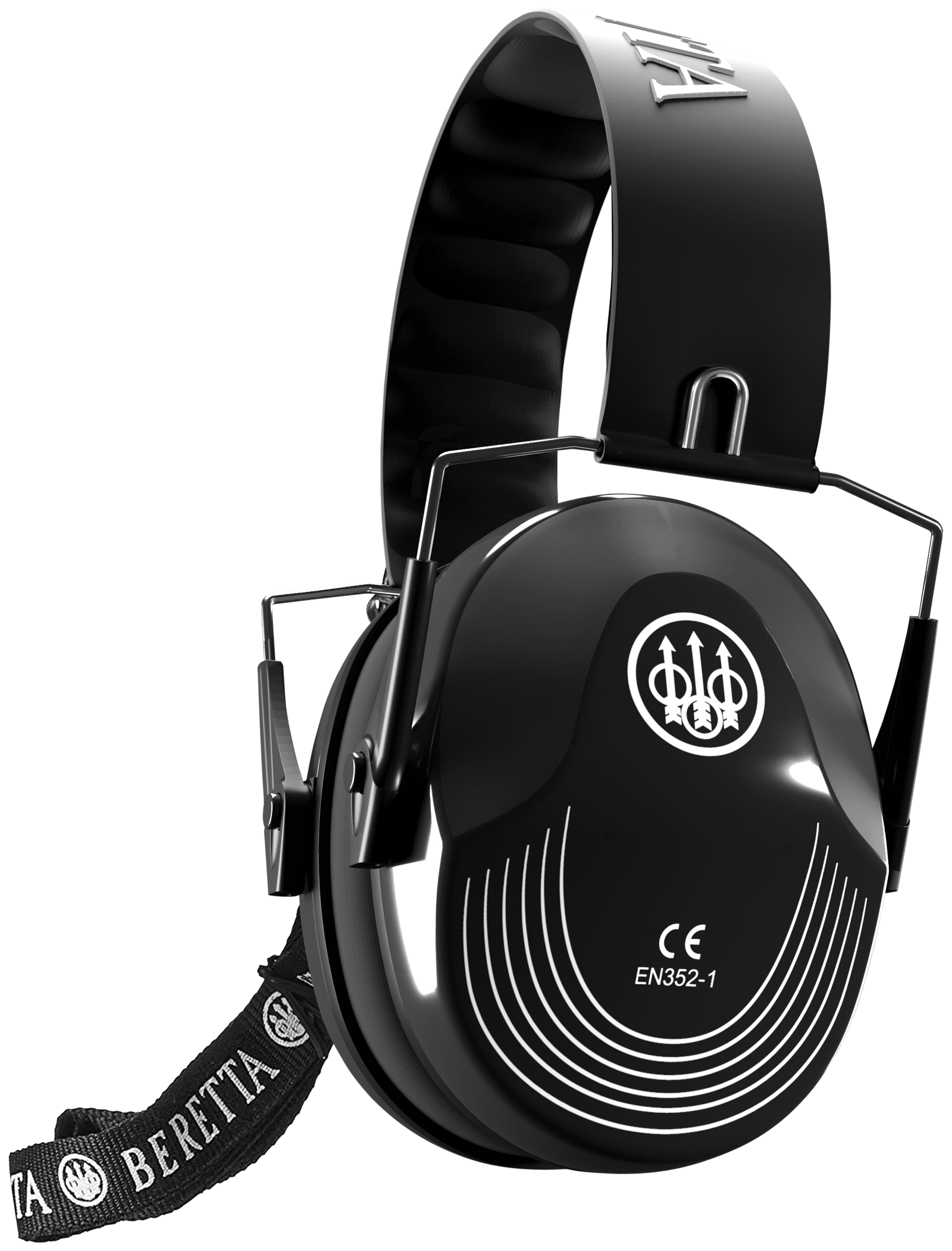 Beretta USA CF1000000209SS Safety Pro Muff 25 dB Black