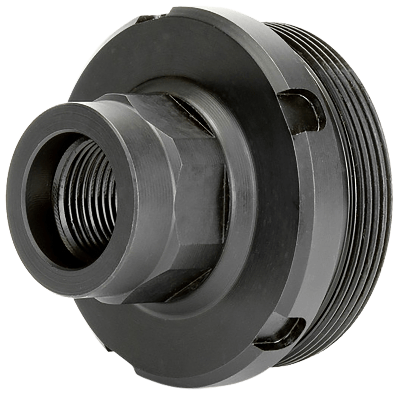 Griffin Armament DT1375X24-5/8X24  Thread Adapter 5/8"x24 17-4 Stainless Steel Nitride Black