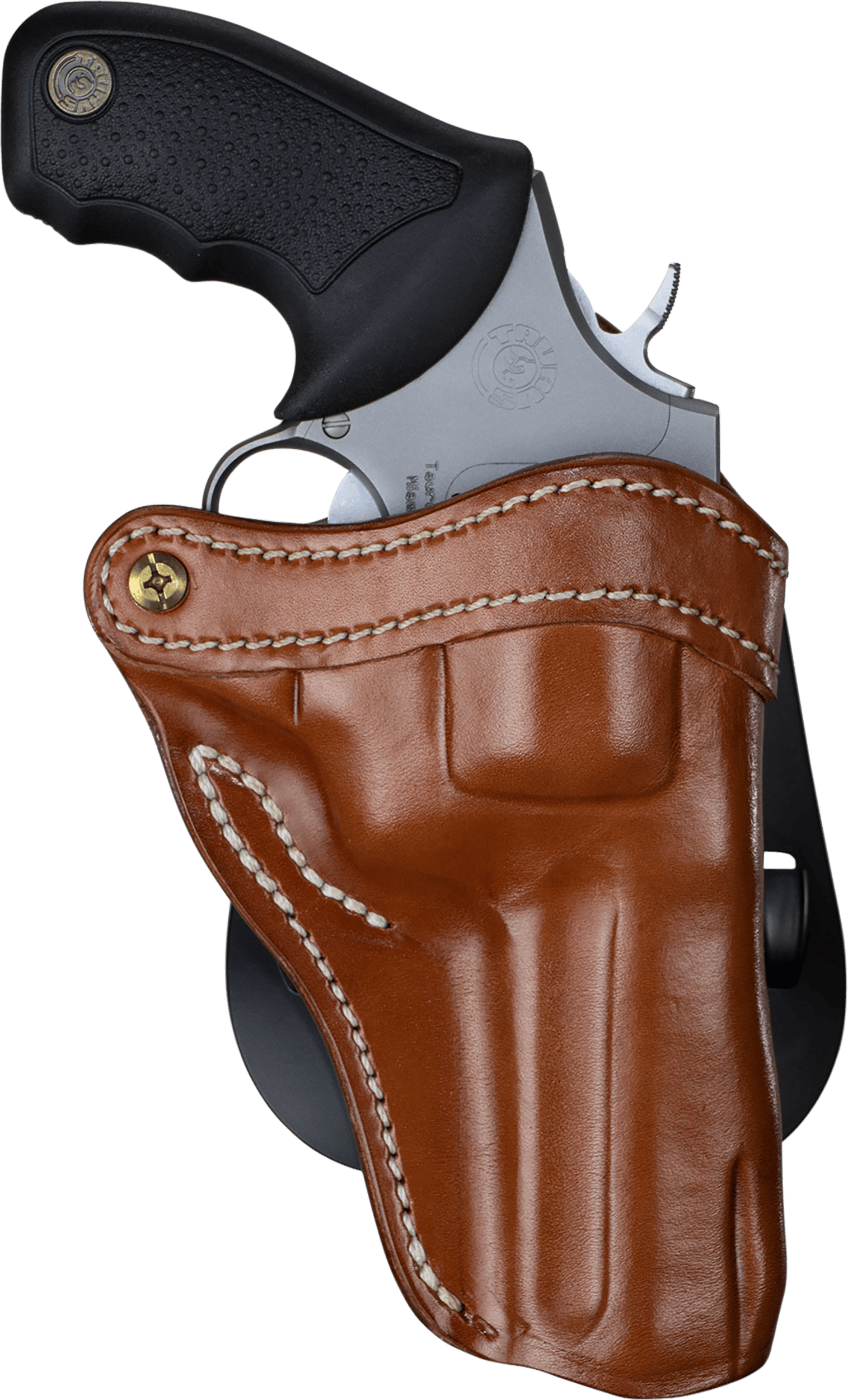 1791 Gunleather PDHR2CBRR RVH2  OWB Classic Brown Leather Paddle Fits Ruger GP100 Right Hand