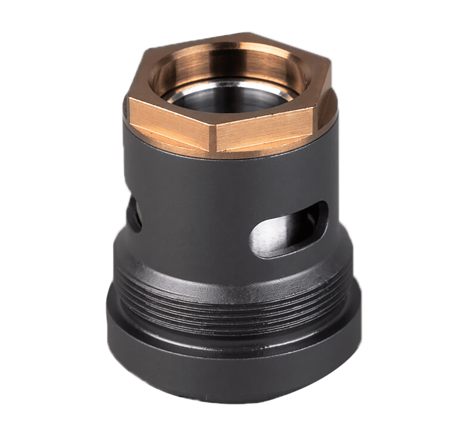 SilencerCo AC2448 3-Lug Mount  45 ACP Black Steel