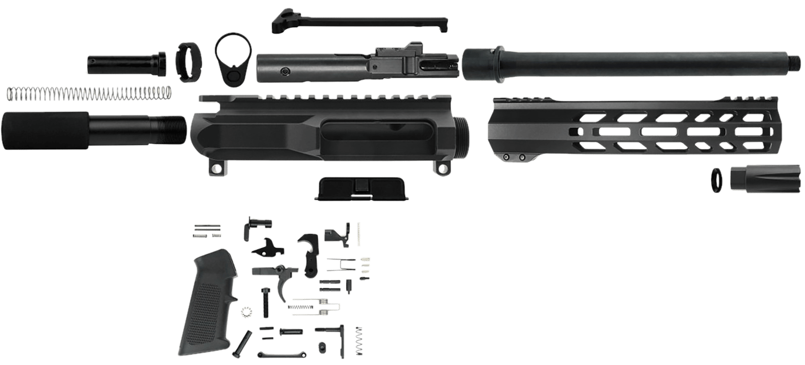 TacFire PK45ACPLPK10 Pistol Kit  45 ACP Black Steel