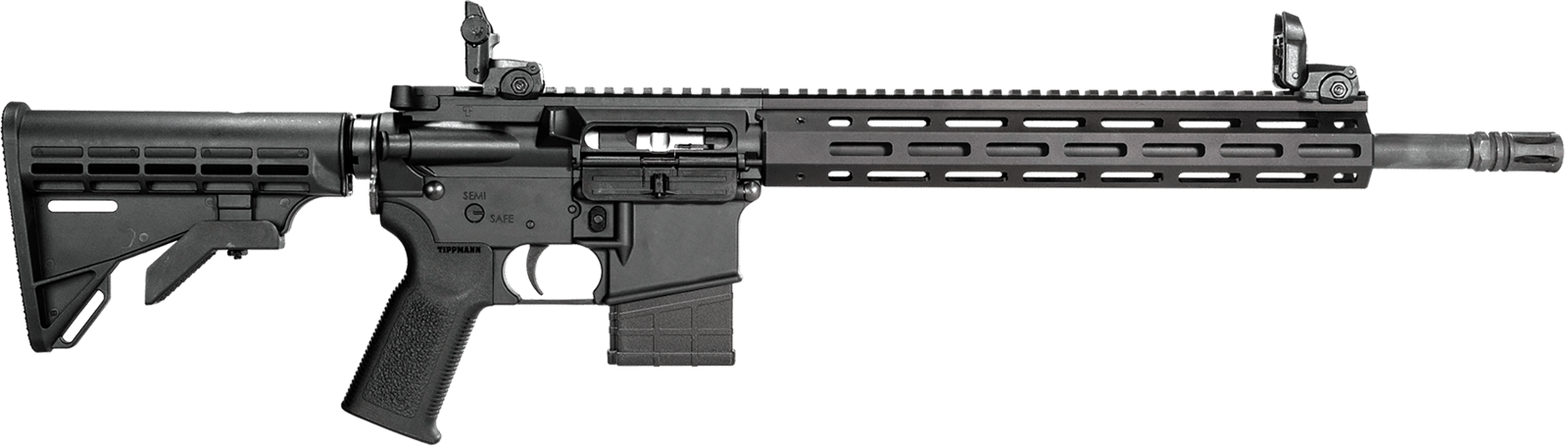 Tippmann Arms A101036 M4-22 Elite 22 LR 10+1 16" Black Parkerized Barrel, Matte Black Aluminum Receiver w/Picatinny Rail, M-LOK Handguard, Black CAR15 Polymer Stock, Black Gen2 Grip, Right Hand