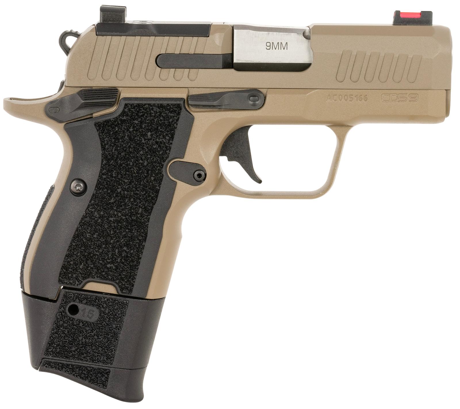 Kimber Mfg, Inc 3700881 CDS9 Lite 9mm Luger 15+1 3.18" Match Grade Barrel, Stainless Steel Optic Ready/Serrated Slide, Aluminum Frame w/Beavertail, RMSc Footprint, Ambidextrous