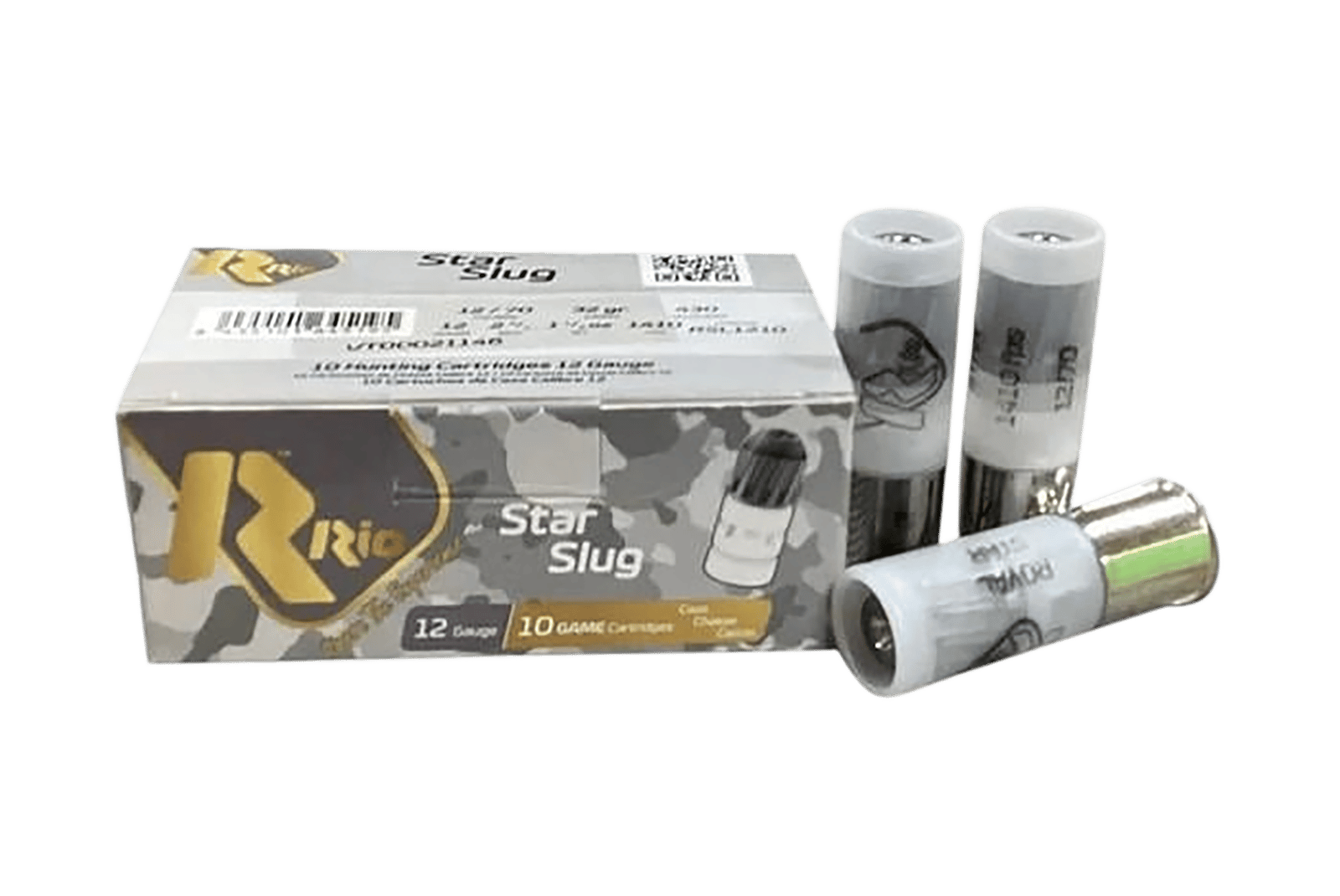 Rio Ammunition RSL1210   12Gauge 2.75" Slug Shot 10 Per Box/25 Case