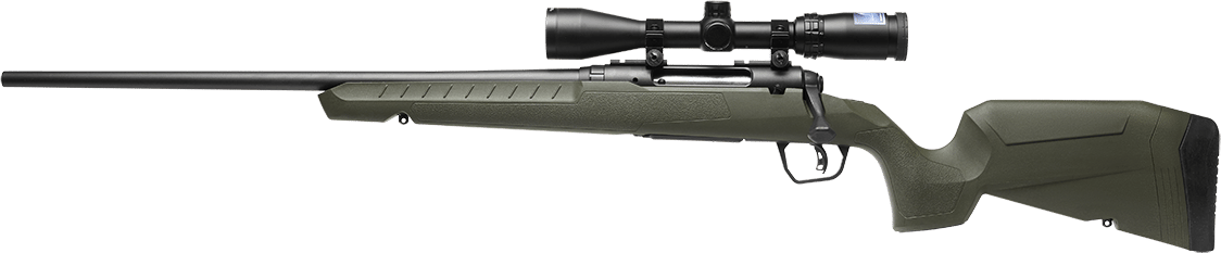 Savage Arms 32188 Axis 2 XP Combo Full Size 350 Legend 4+1 18" Black Sporter Barrel, Black Carbon Steel Receiver Drilled & Tapped, OD Green Fixed Synthetic Stock, Weaver 3-9x40mm Scope, Left Hand