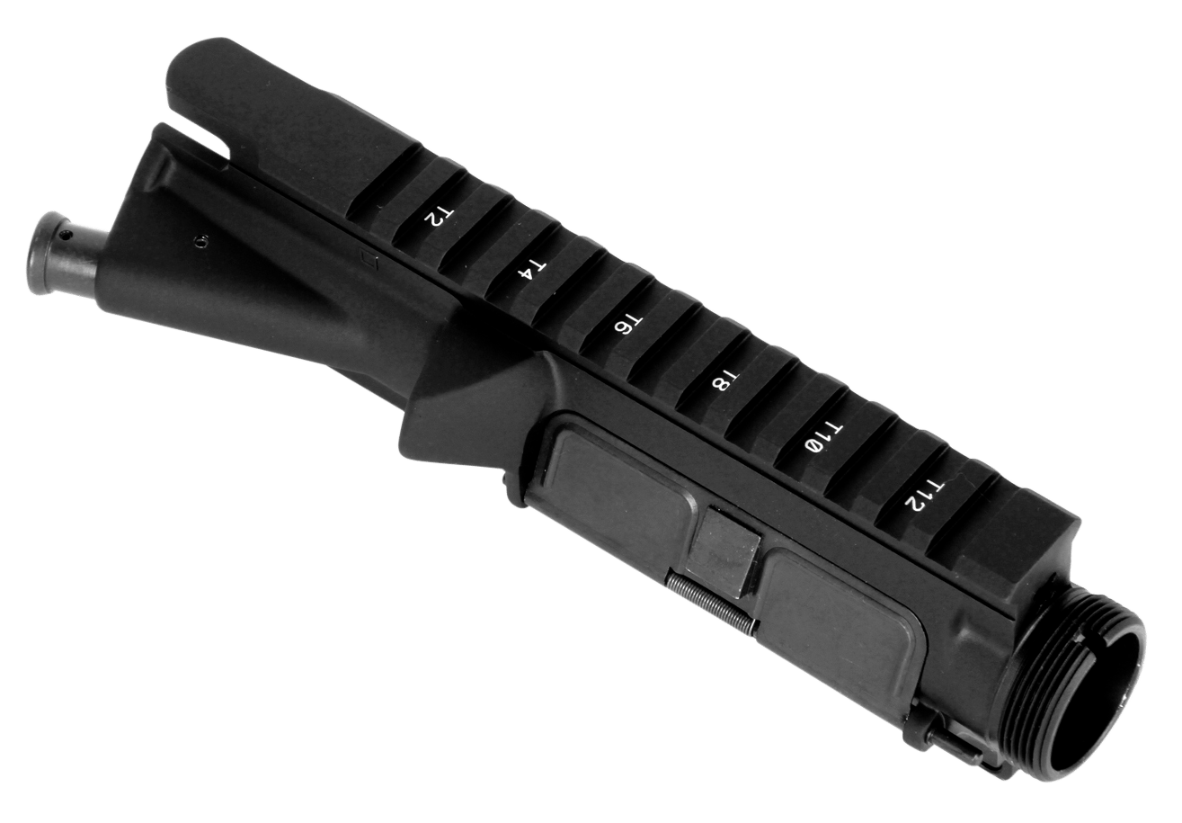LBE Unlimited ARUPPER Upper Receiver  5.56x45mm NATO 7075-T6 Aluminum Black Receiver for AR-15 Includes Forward Assist