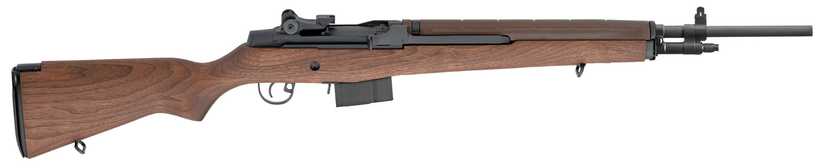 Springfield Armory MA9222NT M1A Loaded *NY Compliant 7.62x51mm NATO 10+1 22" Black Parkerized Medium National Match Barrel, Black Parkerized Steel Receiver, Walnut Fixed Stock