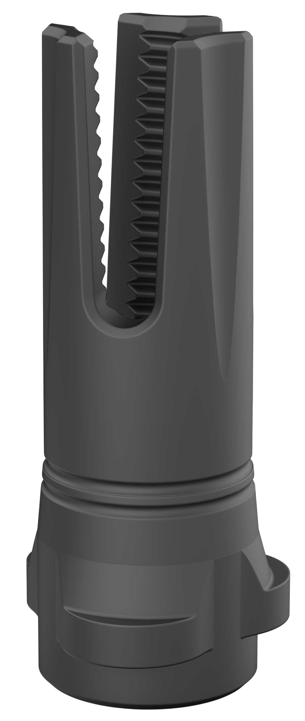 Breek Arms BRK4315 Scorch 3-Prong Flash Hider Black Nitride Steel 1/2"x28 Threads 223 Cal/5.56mm Compatible w/ Breek-LOK 3QD