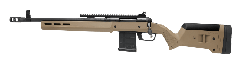 Savage Arms 58202 110 Scout Full Size 450 Bushmaster 5+1 16.50" Matte Black Threaded Barrel, Picatinny Rail Carbon Steel Receiver, Flat Dark Earth Magpul Hunter Synthetic Stock, Left Hand
