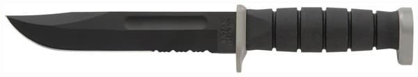 KA-BAR D2 EXTREME KNIFE 7" SERR W/PLASTIC SHEATH