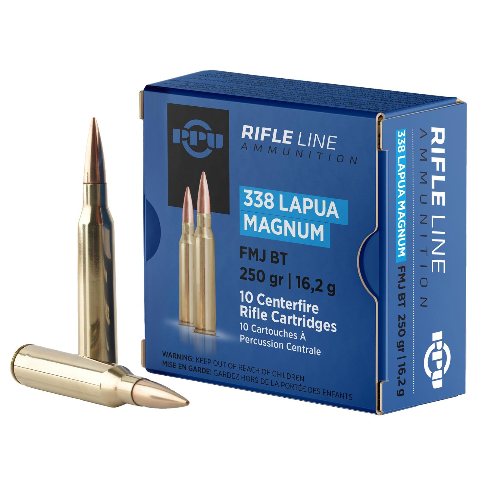 PPU .338 LAPUA MAG 250GR HPBT 10/200
