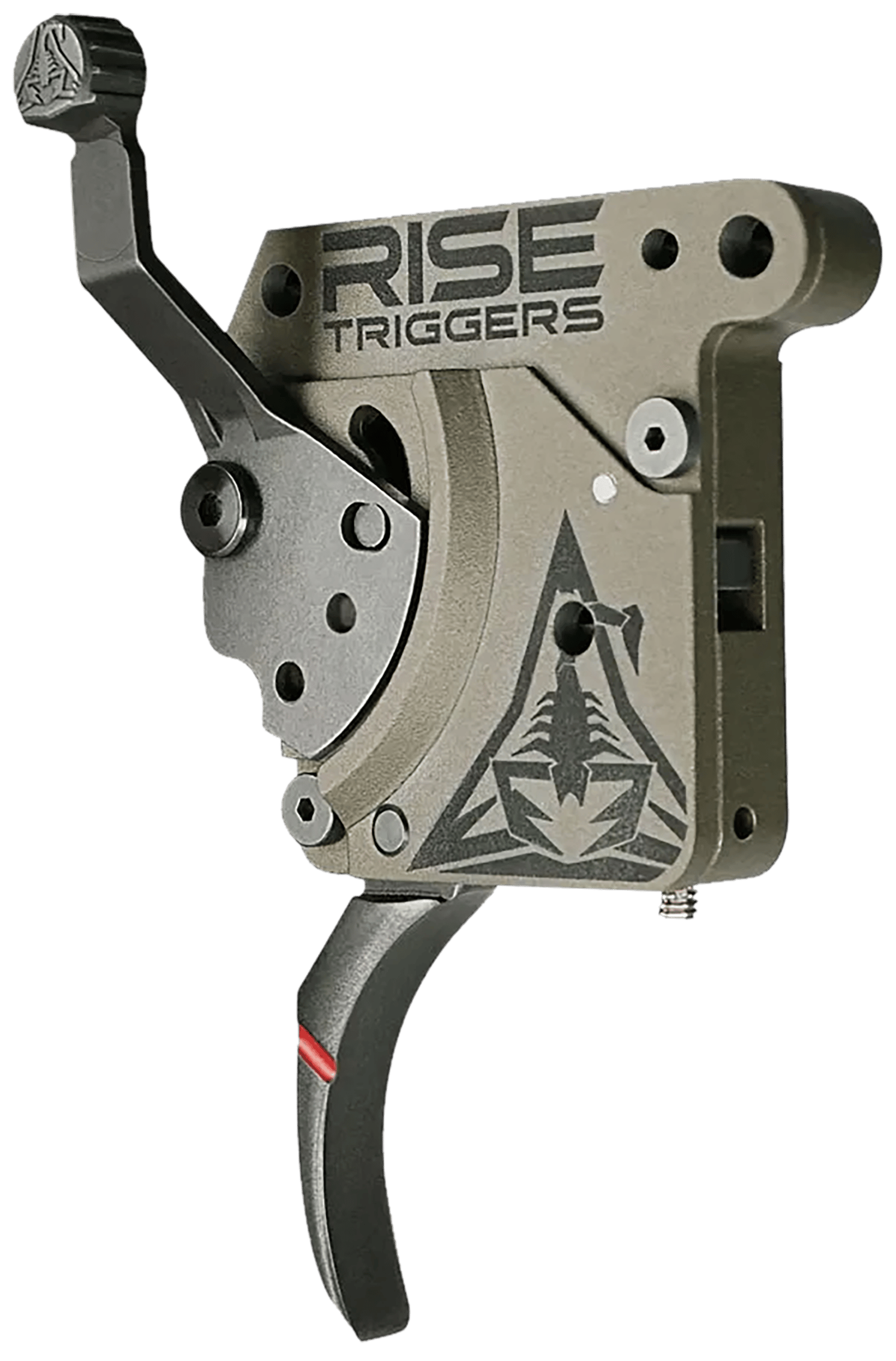 Rise Armament RA735C Reliant Trigger Black/FDE Curved