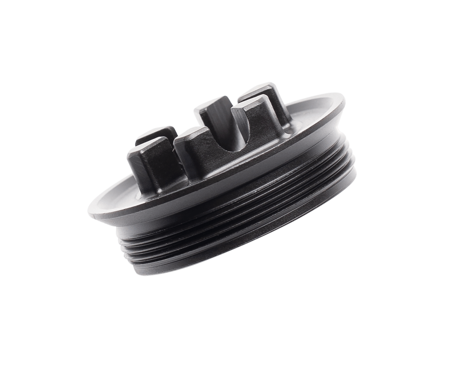 Dead Air RXD206 Flash Hider Front Cap  5.56mm Fits 0.53" Long Stainless Steel Black Nitride