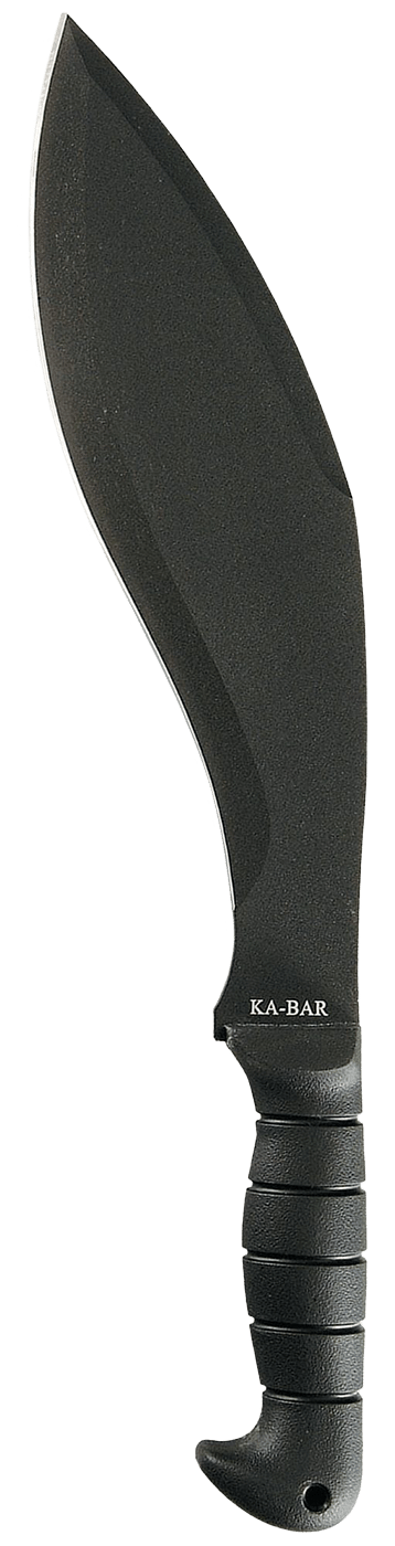 Ka-Bar 1249 Kukri  11.50" Black SK-5 Steel Blade/ Black TPR Handle 17" Long Includes Sheath