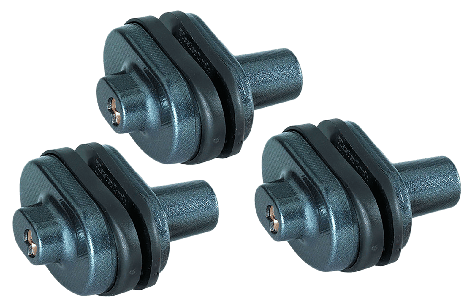 Master Lock 90TRISPT Trigger Lock Keyed Alike Open With Key Gray Steel/Zinc 3 Per Pkg Firearm Fit- Handgun/Rifle/Shotgun