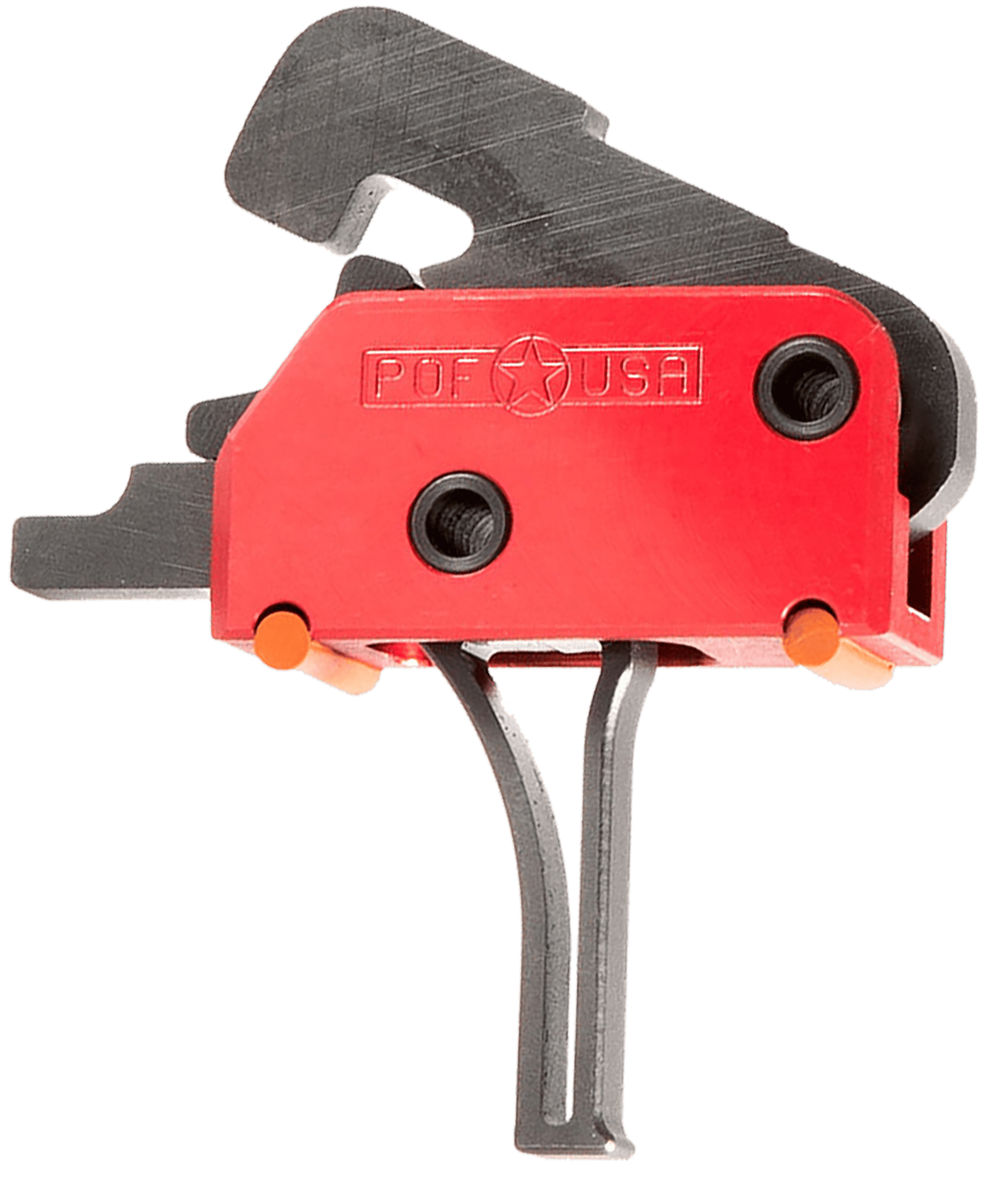 Patriot Ordnance Factory 00858 Drop-In  Black/Red Flat Trigger Single-Stage