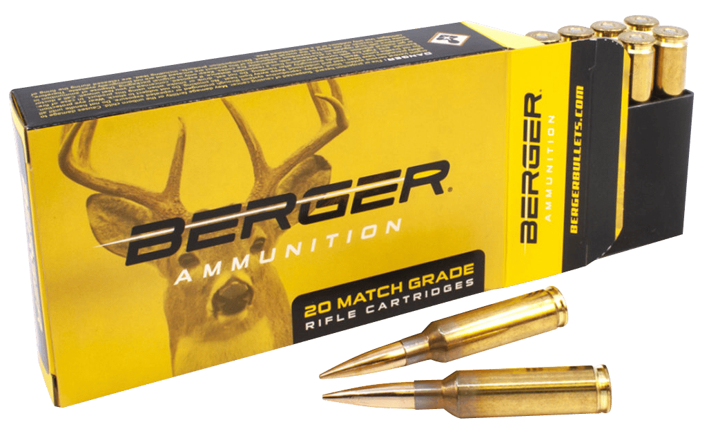 Berger Bullets 31070 Target Rifle 6.5Creedmoor 156gr Hybrid 20 Per Box/10 Case