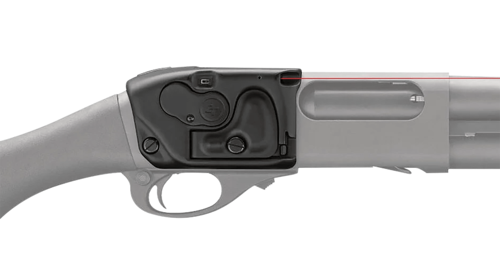 Crimson Trace 0179801 LaserSaddle  Remington 870/Tac-14, Red Laser