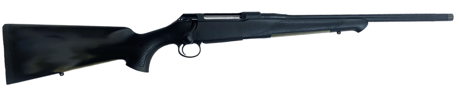 Sauer S1PAXT65P 100 Pantera XT Full Size 6.5 PRC 5+1 20" Black Cerakote Fluted Threaded Barrel, Black Cerakote Drilled & Tapped Steel Receiver, Black Max Synthetic Stock