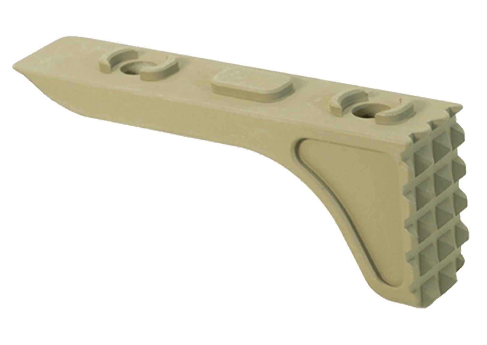 Timber Creek Outdoors MRBSFDE Rugged Barrier Stop  Flat Dark Earth Aluminum M-LOK
