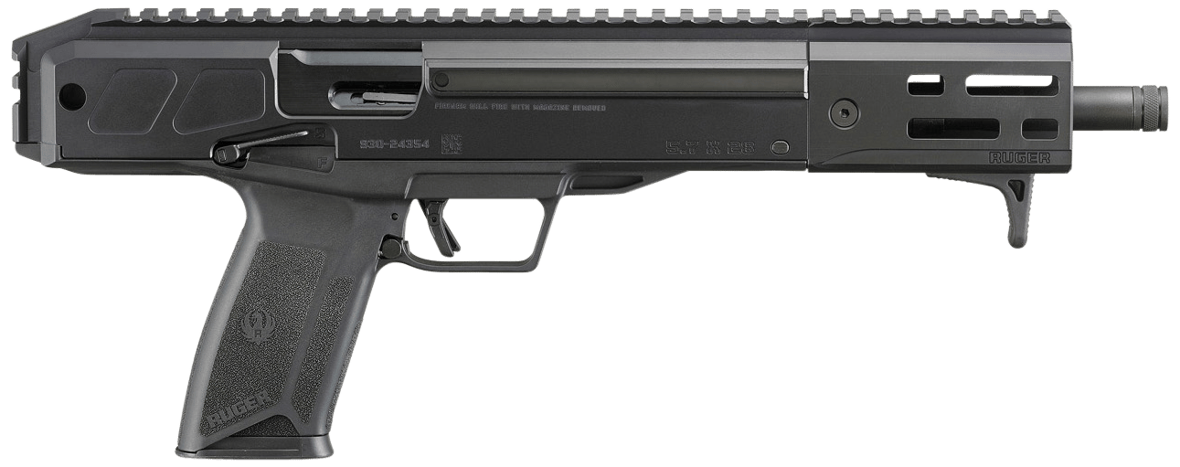 Ruger 19304 LC Charger *State Compliant 5.7x28mm 10+1 10.30" Black Nitride Steel Threaded Barrel, M-LOK Handguards, Black Hard Coat Anodized Picatinny Rail Receiver, Black Polymer Grips, Ambidextrous