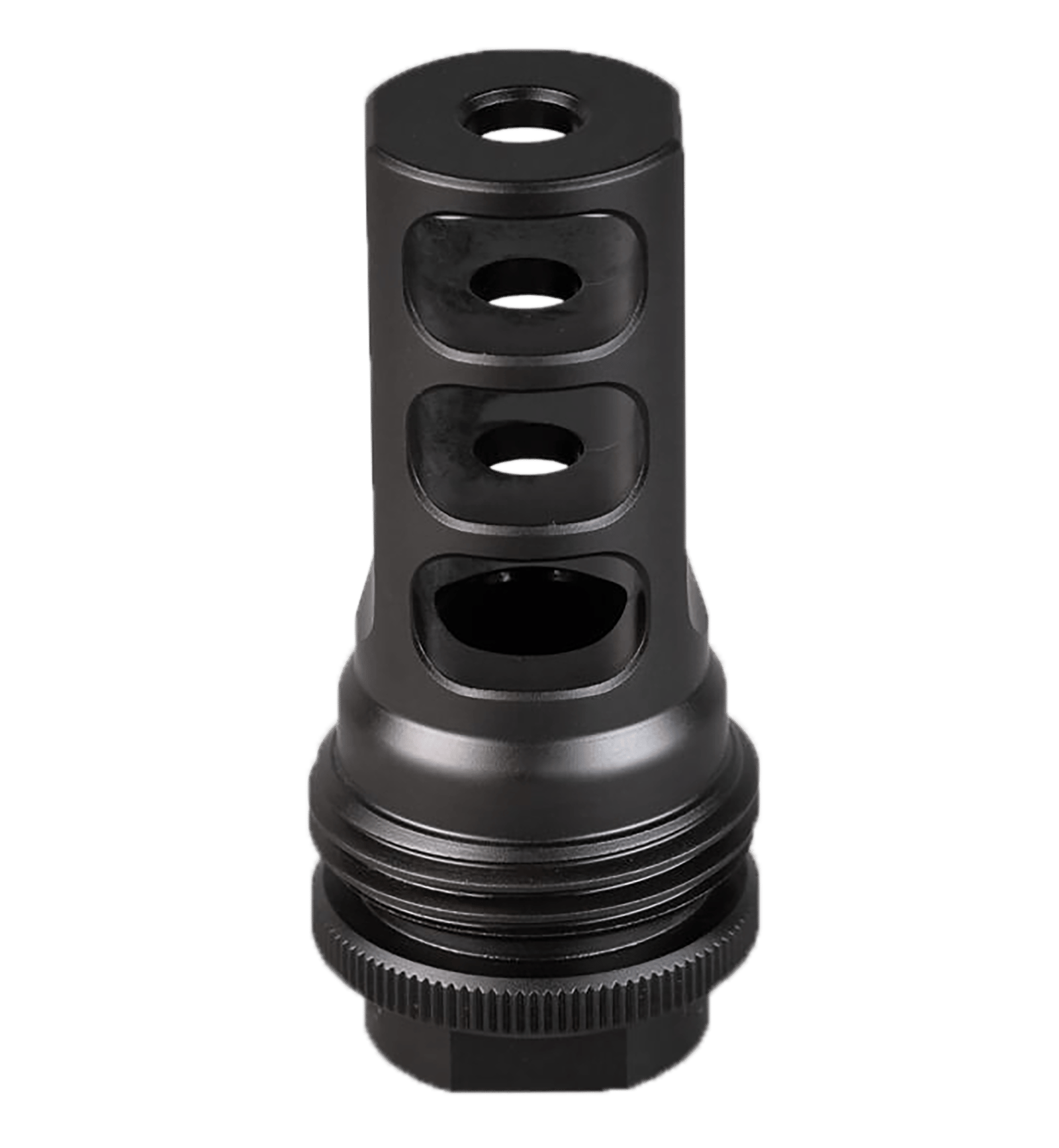 SilencerCo AC1276 ASR Muzzle Brake Black Nitride 9/16x24 RH Threads 30 Cal