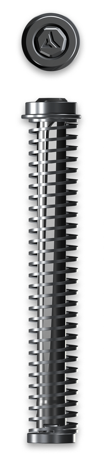 Radian Weapons AG19ROD Compressor  Compatible w/Glock 19 & 45, Nitride Finish Stainless Steel