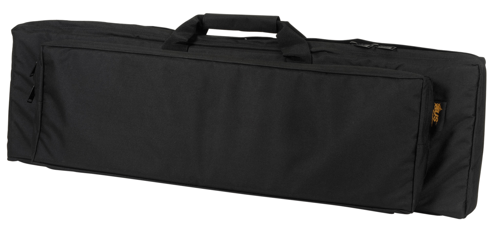US PeaceKeeper P30036 RAT Case Water Resistant Black 600D Polyester w/ Padding Adjustable Straps Air Vents & Front Pocket w/ Triple Mag Pouch
