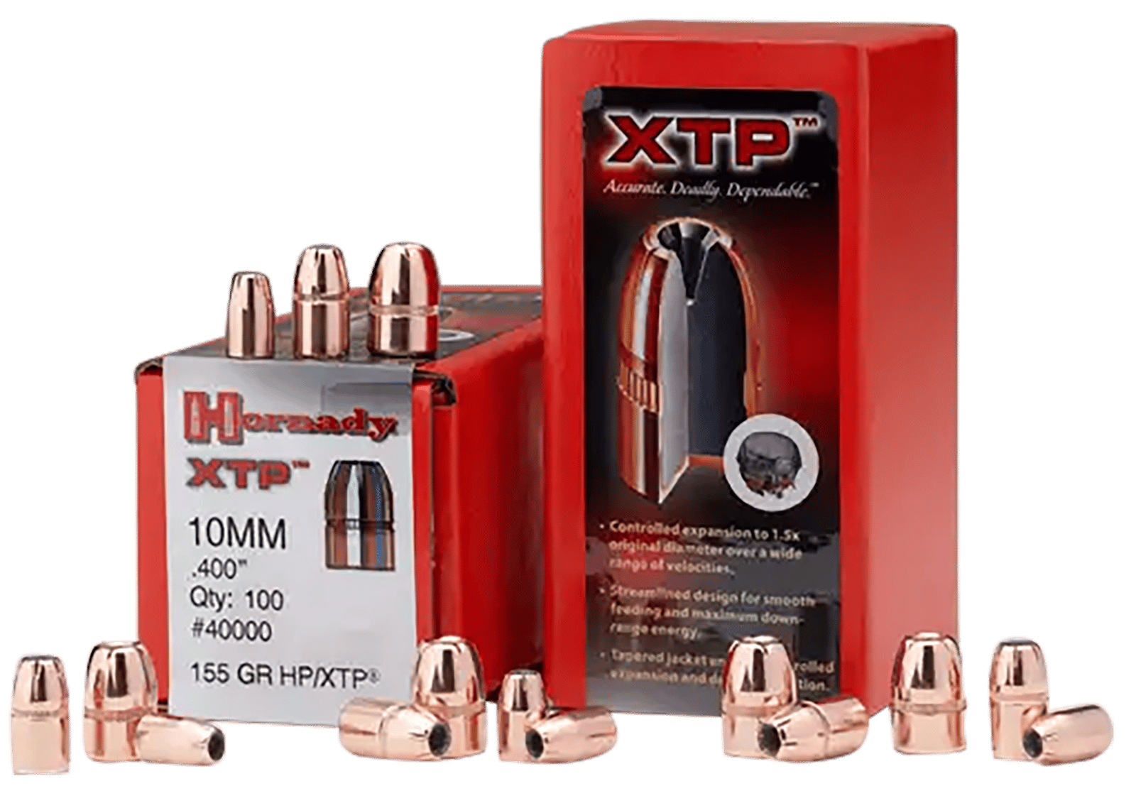 Hornady 35710 XTP  38 Cal .357 125 gr Hollow Point 100 Per Box/ 25 Case