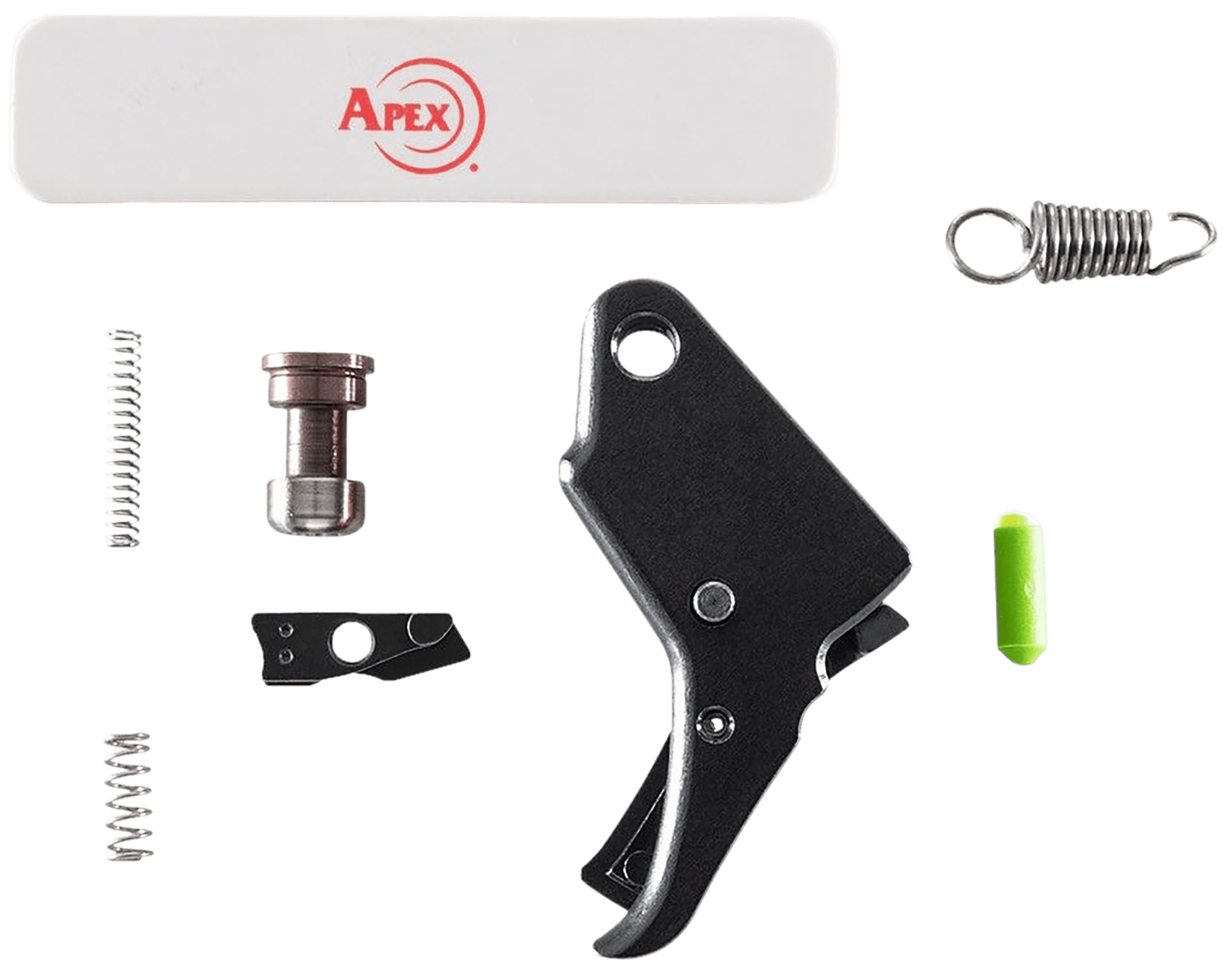 Apex Tactical 100051 Action Enhancement Trigger & Duty/Carry Kit 9mm Luger/40 S&W Black Drop-In Fits S&W M&P Shield