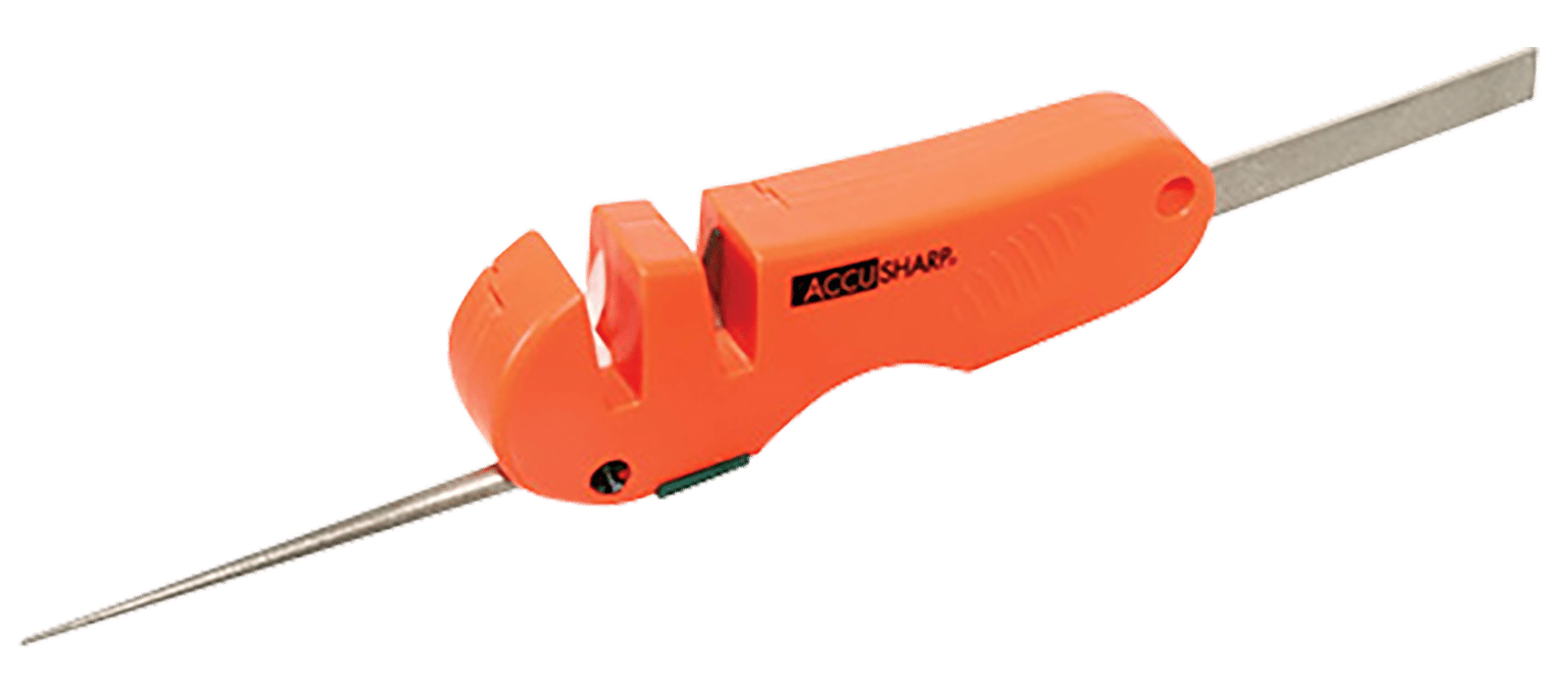 AccuSharp 028C 4-in-1 Sharpener Hand Held Coarse Tungsten Sharpener Orange