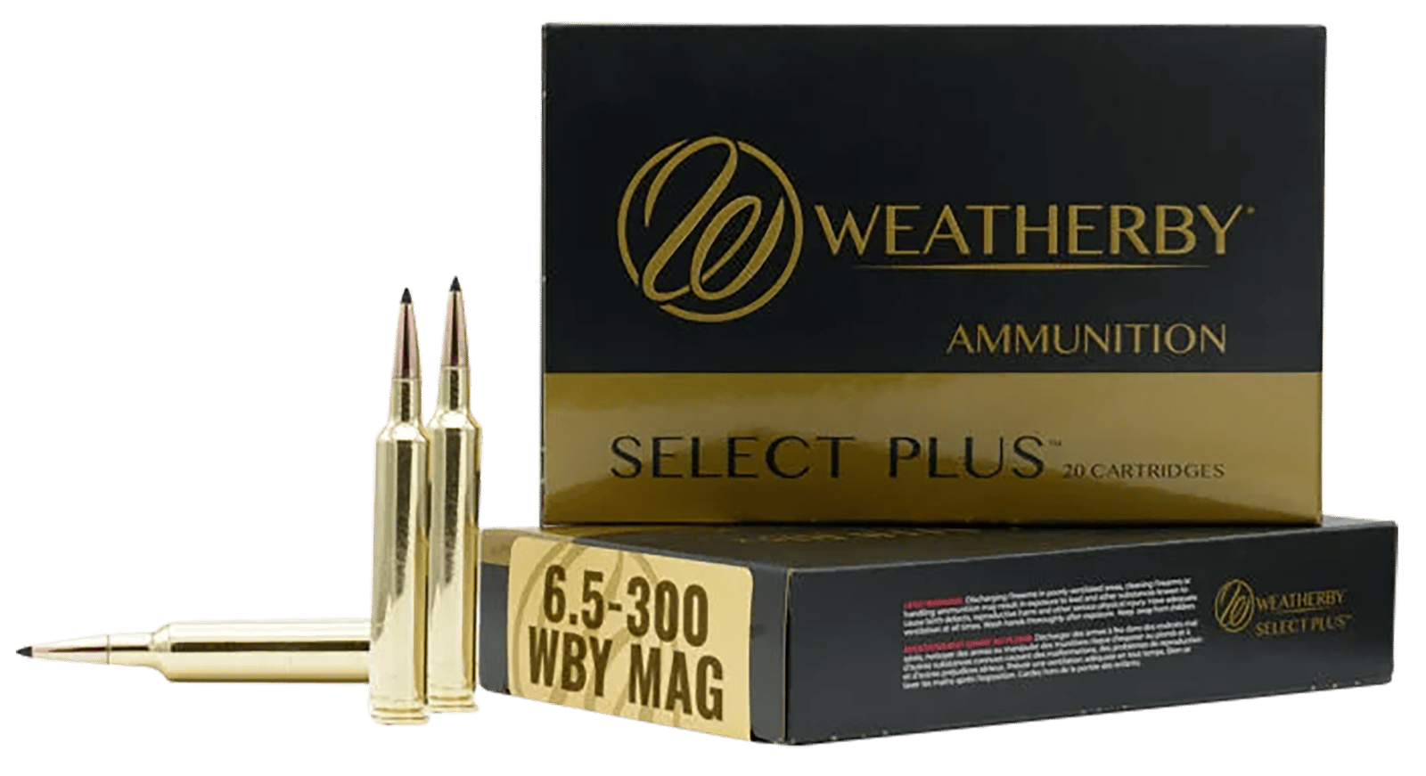 Weatherby F653130SCO Select Plus  6.5x300WthbyMag 130gr Swift Scirocco II 20 Per Box/10 Case