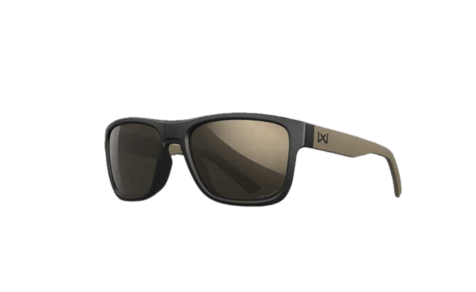 Wiley X AC6OVN14 Ovation  Tungsten Mirror Lens Polycarbonate Matte Black w/ Tan Frame